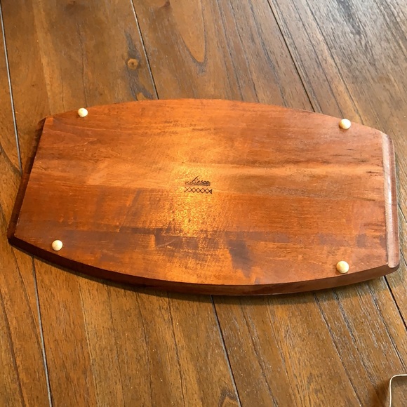 Vintage Mid-Century Modern Charcuterie Wood Tray - Picture 8 of 9